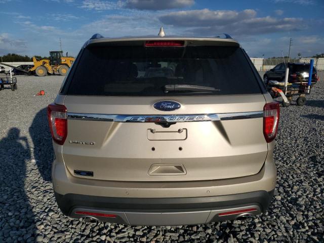 1FM5K7F87HGD79017 - 2017 FORD EXPLORER LIMITED 金色 照片 6
