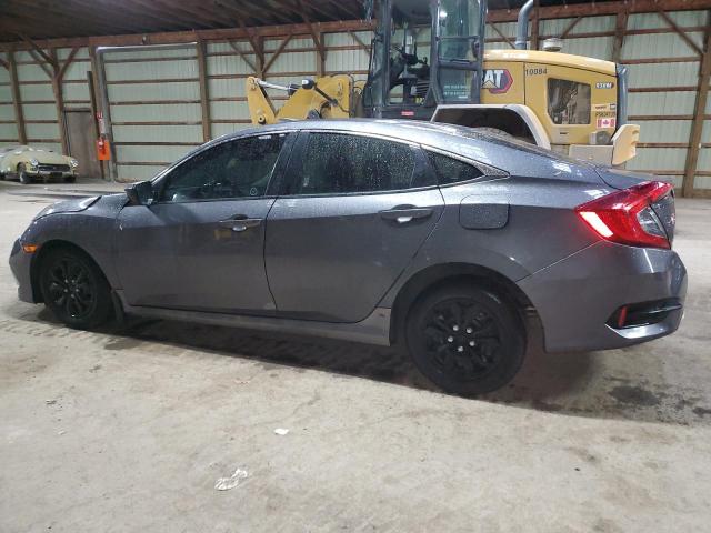 2HGFC2F73KH017828 - 2019 HONDA CIVIC EX ნაცრისფერი ფოტო 2