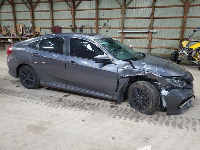 2HGFC2F73KH017828 - 2019 HONDA CIVIC EX ნაცრისფერი ფოტო 4