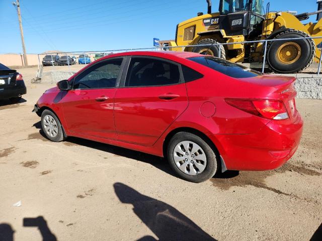 KMHCT4AE0GU082137 - 2016 HYUNDAI ACCENT SE RED photo 2
