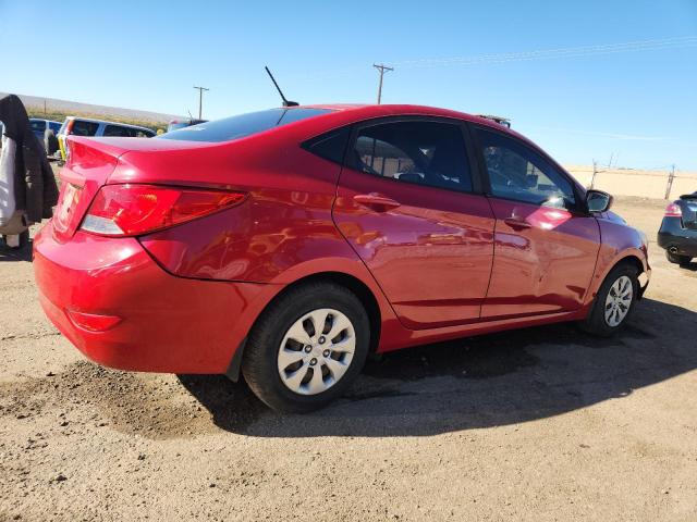 KMHCT4AE0GU082137 - 2016 HYUNDAI ACCENT SE RED photo 3