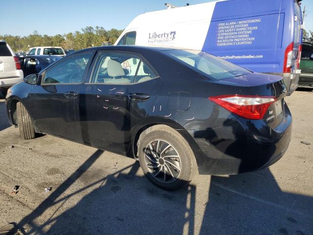 2T1BURHE5FC408977 - 2015 TOYOTA COROLLA L BLACK photo 2