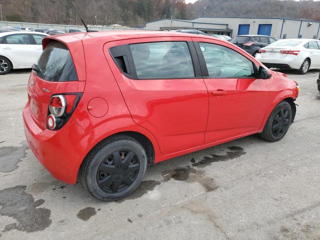 1G1JA6SG7E4198034 - 2014 CHEVROLET SONIC LS RED photo 3