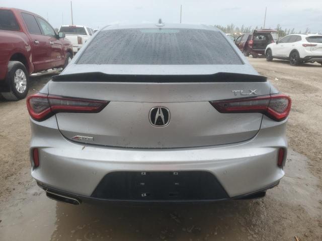 19UUB5F51MA014700 - 2021 ACURA TLX TECH A SILVER photo 6
