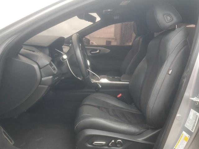 19UUB5F51MA014700 - 2021 ACURA TLX TECH A SILVER photo 7