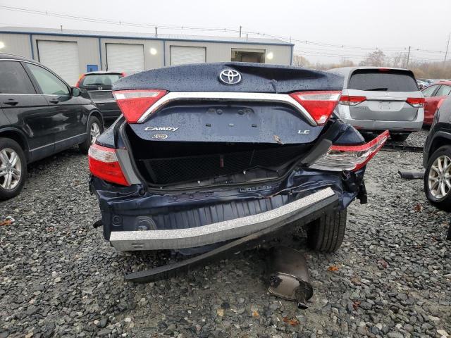 4T4BF1FK5FR454429 - 2015 TOYOTA CAMRY LE BLUE photo 6