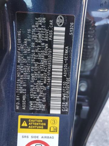 4T4BF1FK8GR550797 - 2016 TOYOTA CAMRY LE BLUE photo 13