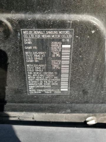 KNMAT2MT3GP654312 - 2016 NISSAN ROGUE S 绿色 照片 14