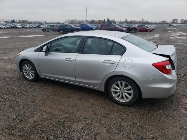 2HGFB2F51CH040981 - 2012 HONDA CIVIC LX SILVER photo 2