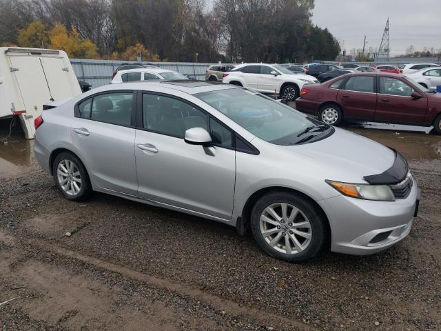 2HGFB2F51CH040981 - 2012 HONDA CIVIC LX SILVER photo 4