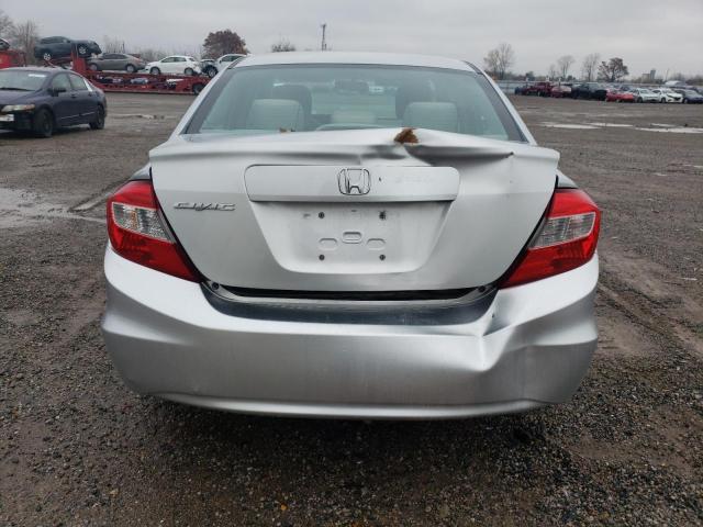 2HGFB2F51CH040981 - 2012 HONDA CIVIC LX SILVER photo 6
