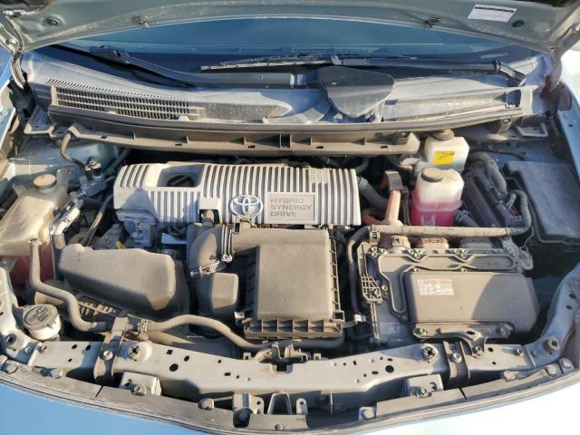 JTDKN3DU3D5622531 - 2013 TOYOTA PRIUS TURQUOISE photo 11