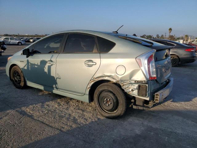 JTDKN3DU3D5622531 - 2013 TOYOTA PRIUS TURQUOISE photo 2