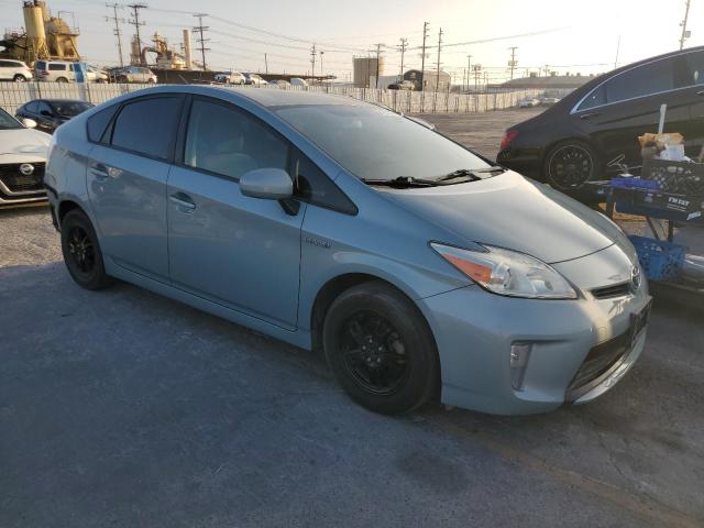 JTDKN3DU3D5622531 - 2013 TOYOTA PRIUS TURQUOISE photo 4