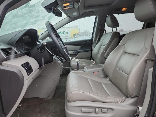 5FNRL5H60EB123438 - 2014 HONDA ODYSSEY EXL BLACK photo 7
