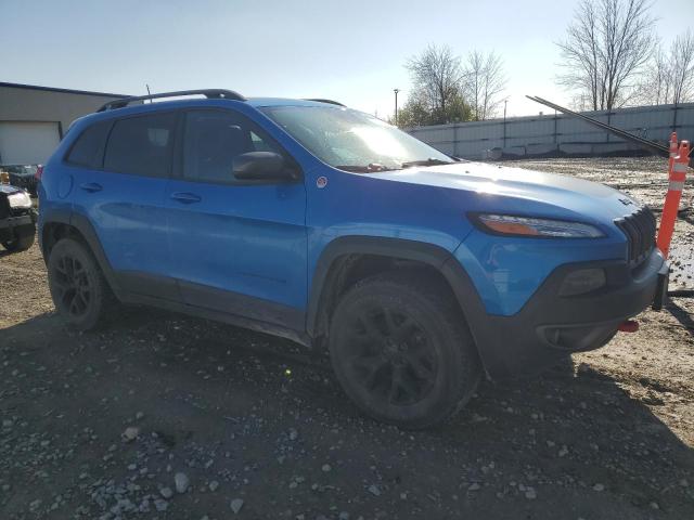 1C4PJMBX5JD504616 - 2018 JEEP CHEROKEE TRAILHAWK BLUE photo 4