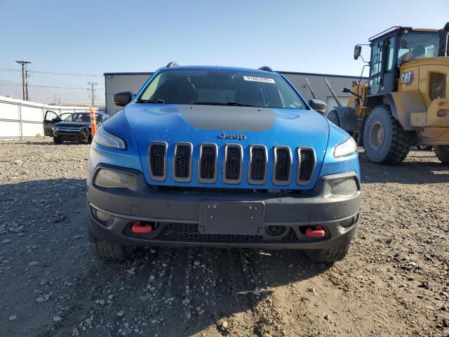 1C4PJMBX5JD504616 - 2018 JEEP CHEROKEE TRAILHAWK BLUE photo 5