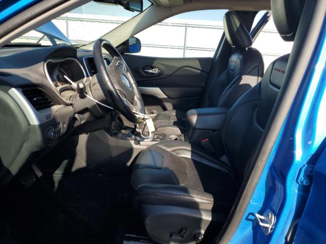 1C4PJMBX5JD504616 - 2018 JEEP CHEROKEE TRAILHAWK BLUE photo 7