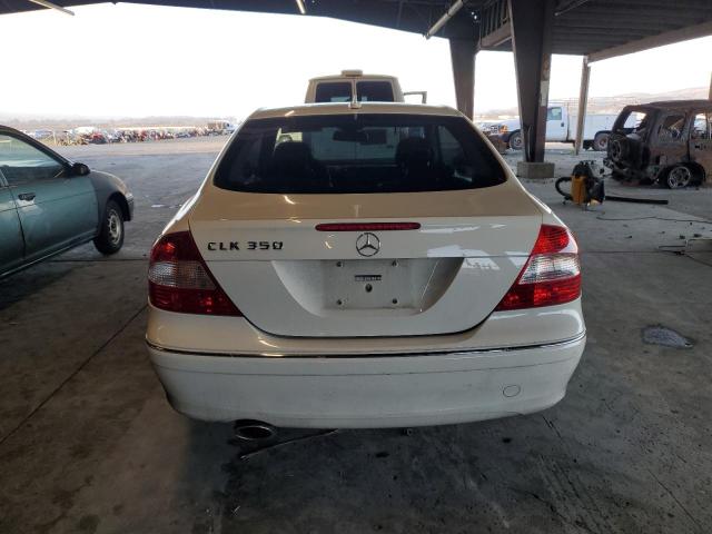 WDBTJ56H59F266773 - 2009 MERCEDES-BENZ CLK 350 WHITE photo 6