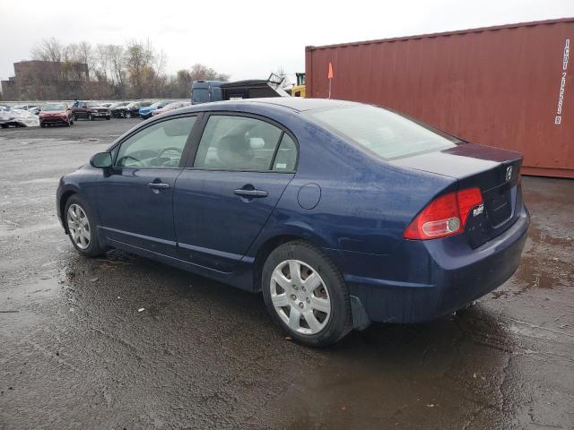 1HGFA15548L046900 - 2008 HONDA CIVIC LX BLUE photo 2