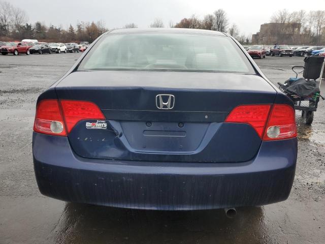 1HGFA15548L046900 - 2008 HONDA CIVIC LX BLUE photo 6