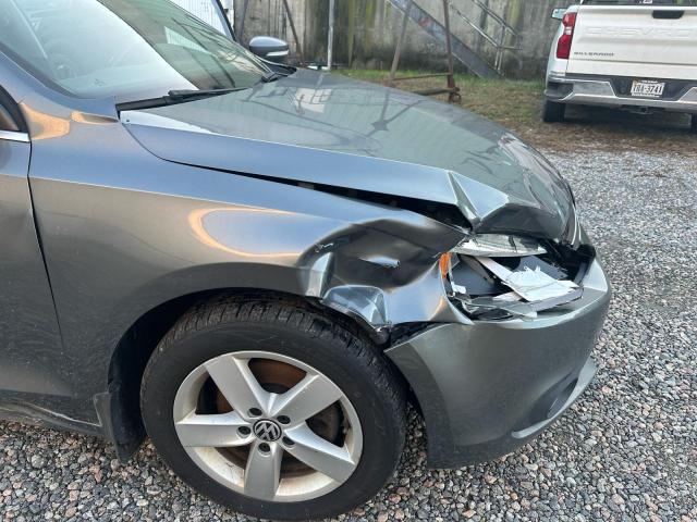 3VWLL7AJ6CM428576 - 2012 VOLKSWAGEN JETTA TDI GRAY photo 12