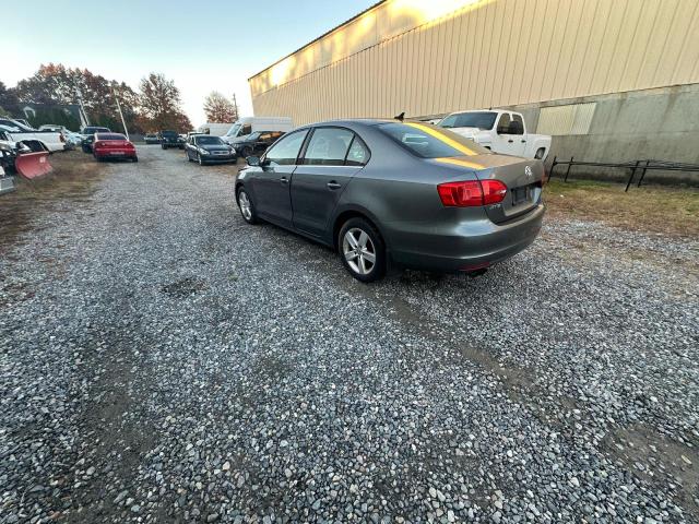 3VWLL7AJ6CM428576 - 2012 VOLKSWAGEN JETTA TDI GRAY photo 3
