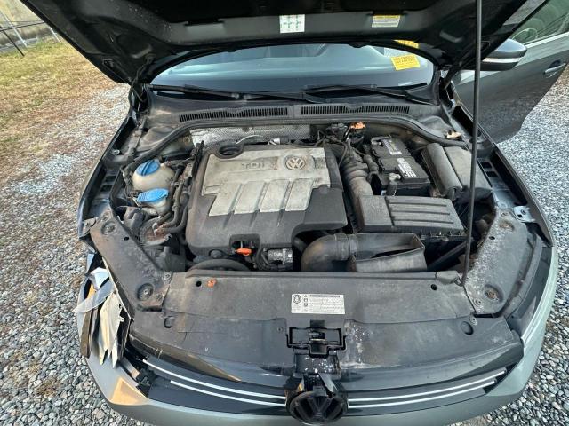 3VWLL7AJ6CM428576 - 2012 VOLKSWAGEN JETTA TDI GRAY photo 7