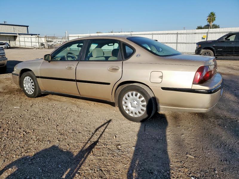 2G1WF52EX49310837 - 2004 CHEVROLET IMPALA TAN photo 2