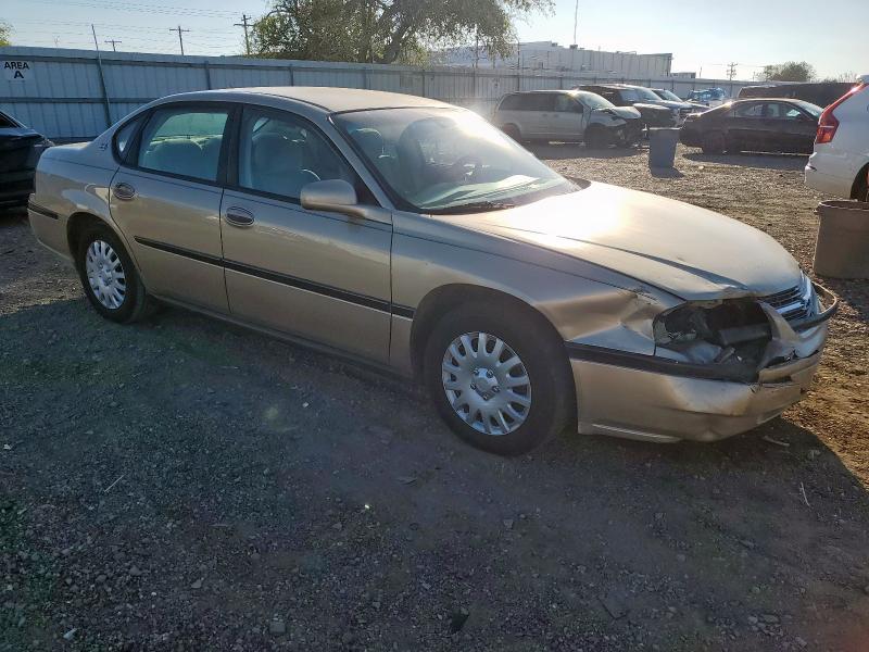 2G1WF52EX49310837 - 2004 CHEVROLET IMPALA TAN photo 4