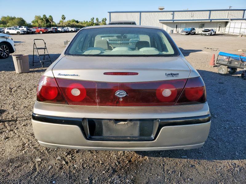 2G1WF52EX49310837 - 2004 CHEVROLET IMPALA TAN photo 6