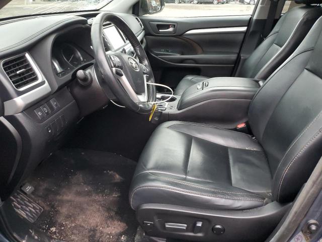 5TDJZRFH4HS463389 - 2017 TOYOTA HIGHLANDER SE 蓝色 照片 7