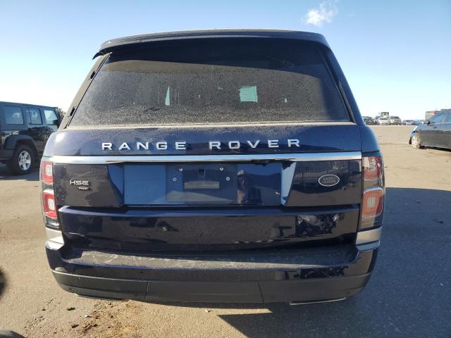 SALGS2RU8LA569678 - 2020 LAND ROVER RANGE ROVE HSE BLUE photo 6