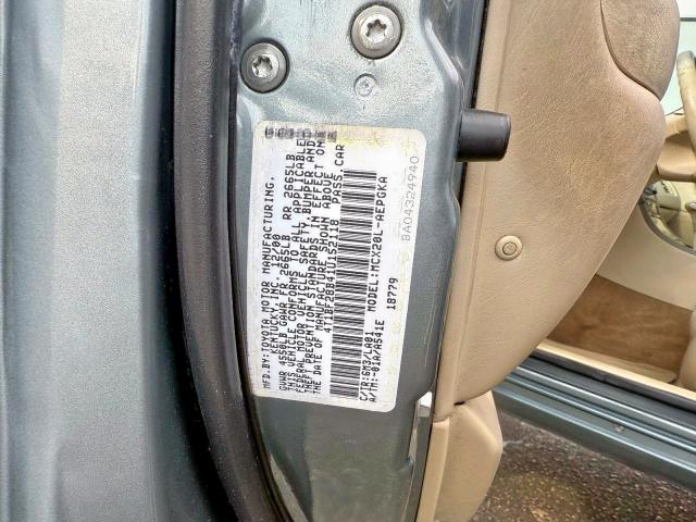 4T1BF28B41U152118 - 2001 TOYOTA AVALON XL GREEN photo 10