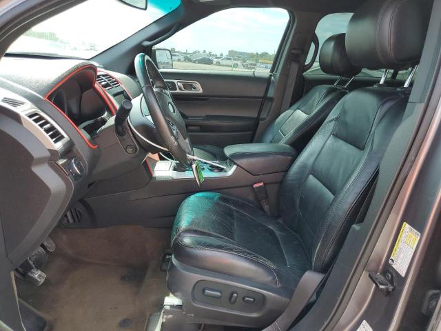 1FM5K7F88DGC25264 - 2013 FORD EXPLORER LIMITED رمادي صورة 7