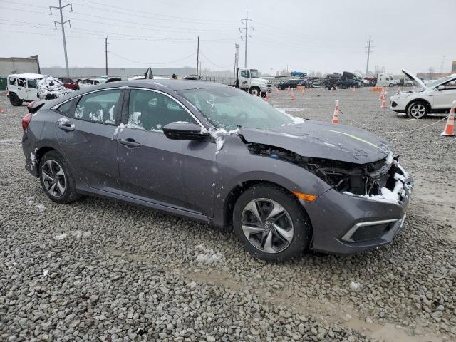 19XFC2F6XLE021555 - 2020 HONDA CIVIC LX Сұр фото 4