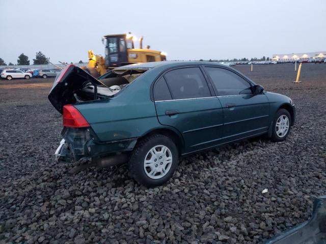JHMES16591S007848 - 2001 HONDA CIVIC LX GREEN photo 3