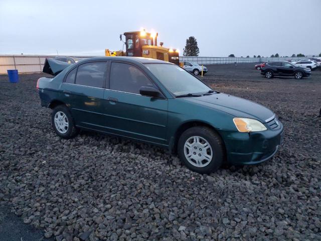 JHMES16591S007848 - 2001 HONDA CIVIC LX GREEN photo 4