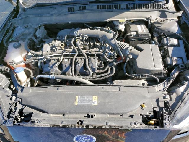 3FA6P0T9XKR147855 - 2019 FORD FUSION SE BLACK photo 11