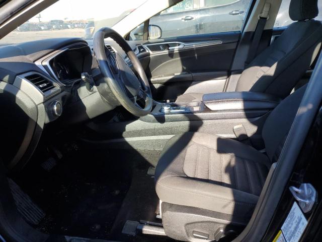 3FA6P0T9XKR147855 - 2019 FORD FUSION SE BLACK photo 7