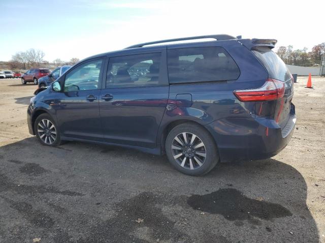 5TDJZ3DC6KS225457 - 2019 TOYOTA SIENNA LE أزرق صورة 2