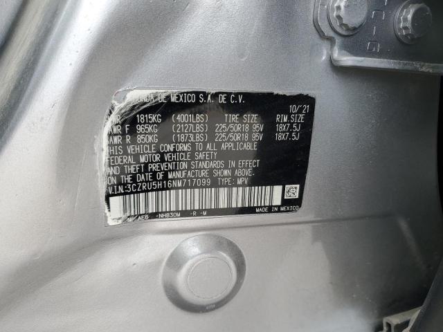 3CZRU5H16NM717099 - 2022 HONDA HR-V SPORT SILVER photo 14