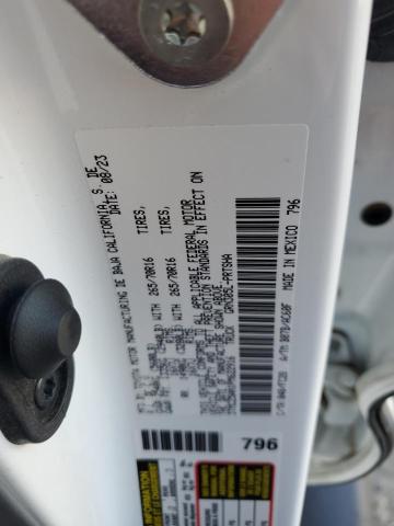3TMCZ5AN1PM622916 - 2023 TOYOTA TACOMA DOUBLE CAB WHITE photo 12