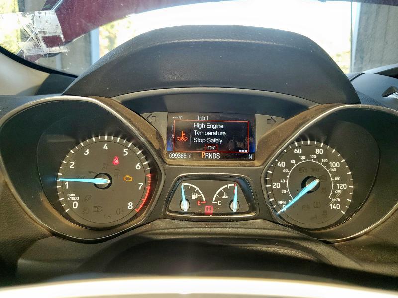 1FMCU0GD8HUE94618 - 2017 FORD ESCAPE SE BURGUNDY photo 9