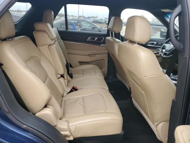 1FM5K8FH1HGC35694 - 2017 FORD EXPLORER LIMITED BLUE photo 11