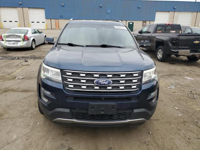 1FM5K8FH1HGC35694 - 2017 FORD EXPLORER LIMITED BLUE photo 5