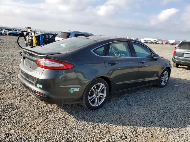 3FA6P0SU2FR245368 - 2015 FORD FUSION TITANIUM PHEV GRAY photo 3