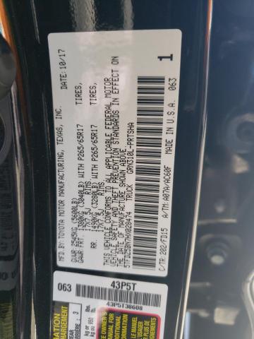 5TFDZ5BN7HX028474 - 2017 TOYOTA TACOMA DOUBLE CAB BLACK photo 12