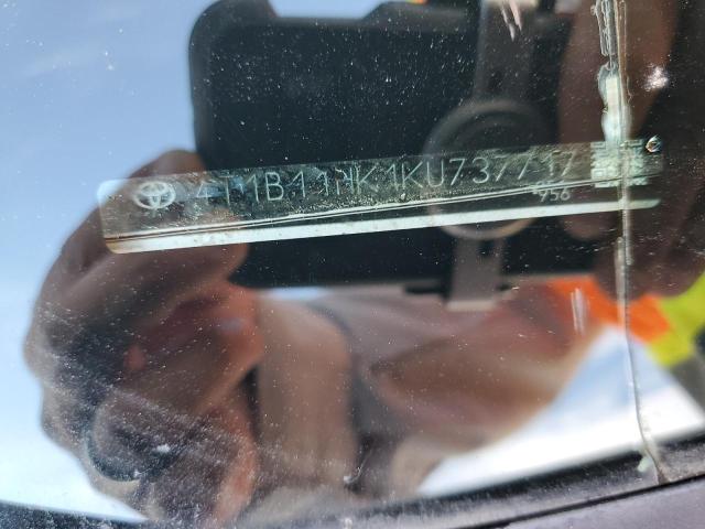 4T1B11HK1KU737717 - 2019 TOYOTA CAMRY L 白色 照片 12