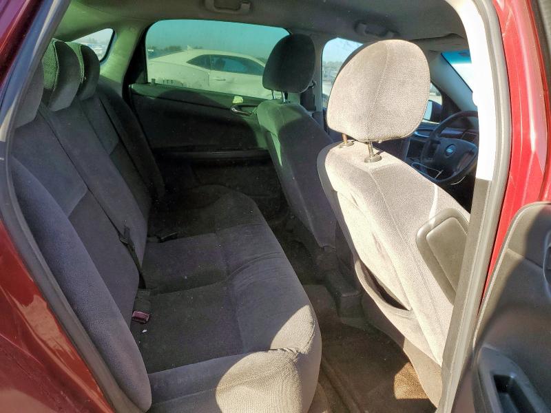 2G1WT57N391297615 - 2009 CHEVROLET IMPALA 1LT RED photo 10